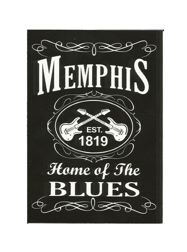 [MSP2126] Memphis Postcard - Home of Blues - Pack of 50