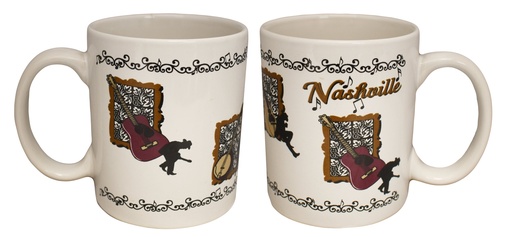 [N2667] Nashville Mug - Guitars In Window