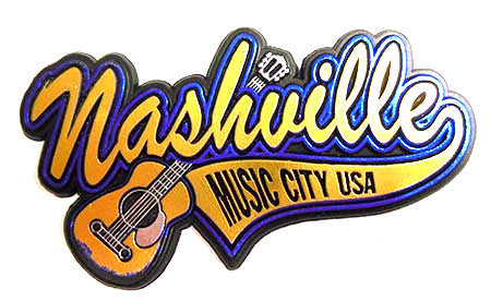 [N4725] Nashville Magnet - Guitar Music City