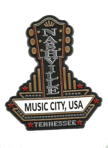 [N5025] Nashville Magnet - Guitar Marquee