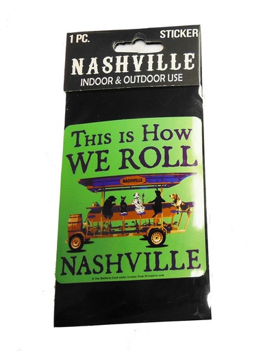 [N5118] Nashville Sticker - How We Roll