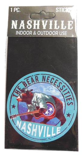 [N5120] Nashville Sticker - Bear Necessities