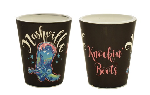 [N5140] Nashville Shot Glass - Knockin Boots