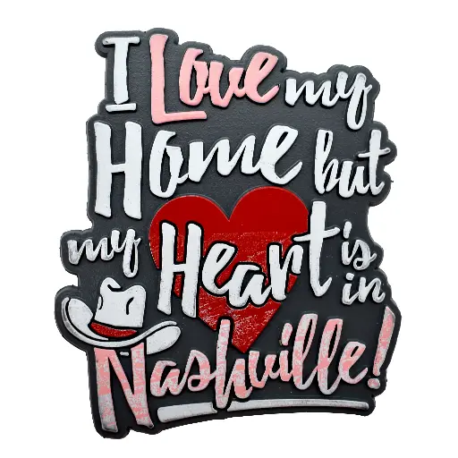 [N5160] Nashville Magnet - Heart in Nashville