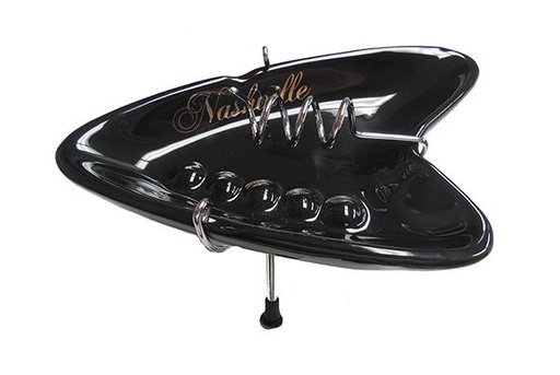 [N5369] Nashville Ashtray - Black Retro