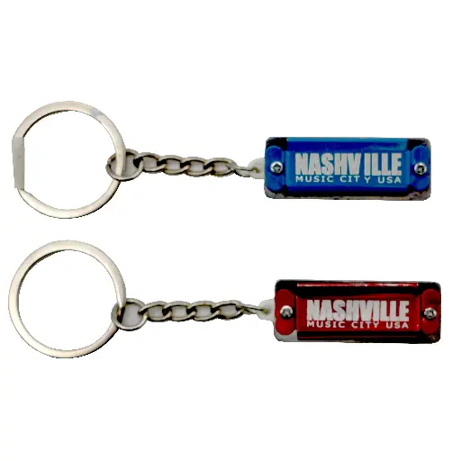 [N5869] Nashville Key Chain - Harmonica