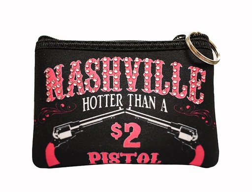 [N5900] Nashville Keychain/Coin Purse - Pistol