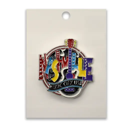 [N5904] Nashville Pin - Round  Neon