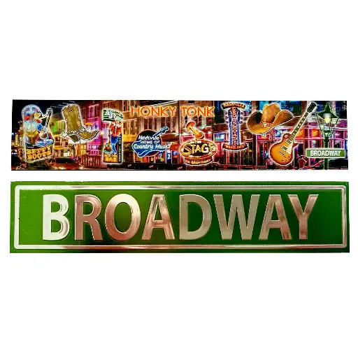 [N5911] Nashville Magnet - Broadway - 2 Sided