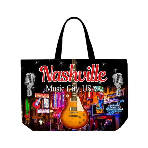 [N5955] Nashville Tote Bag - Music City