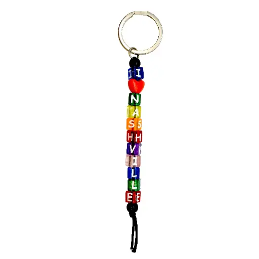 [N6014] Nashville Key Chain - Block Dice