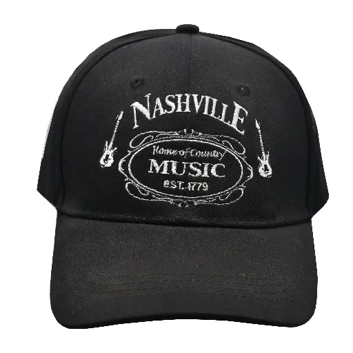 [N6025] Nashville Cap - Blk&Wht