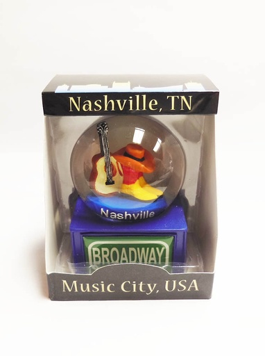 [N6035] Nashville Snowglobe - Broadway Icons