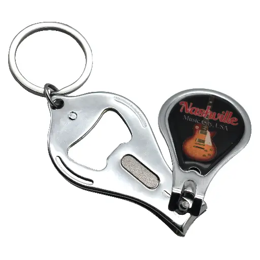 [N6068] Nashville Key Chain - Nail Clipper and Opener