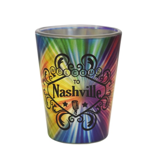 [N6536] Nashville Shot Glass - Foil Welcome