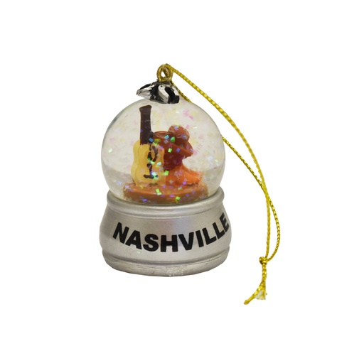 [N6719] Nashville Ornament - Mini Snowglobe