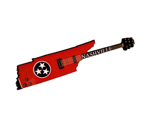 [N6808] Nashville Magnet - State Flag Guitar