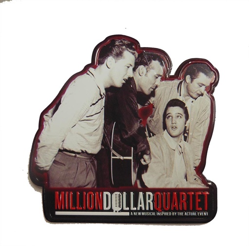 [Q5910] Million Dollar Quartet Magnet - Metal Embossed