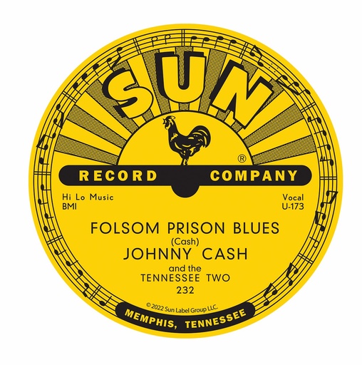 [SR6445] Sun Record Magnet - Johnny Cash Folsom Prison