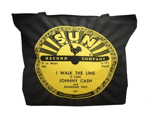 [SR6493] Sun Record Tote - Johnny Cash I Walk The Line