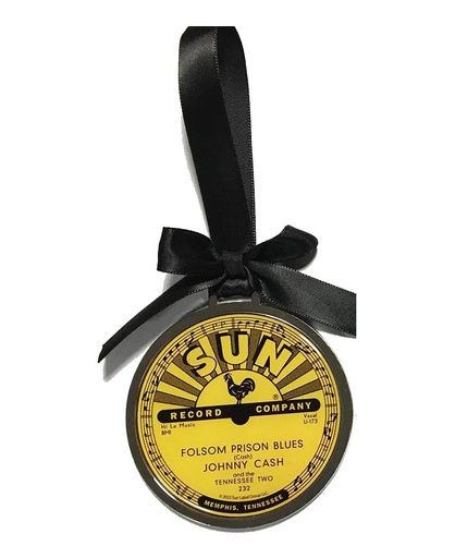 [SR6495] Sun Record Ornament - Johnny Cash Folsom Prison