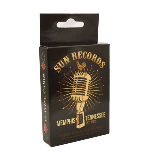 [SR6694] Sun Record Playing Cards - Microphone