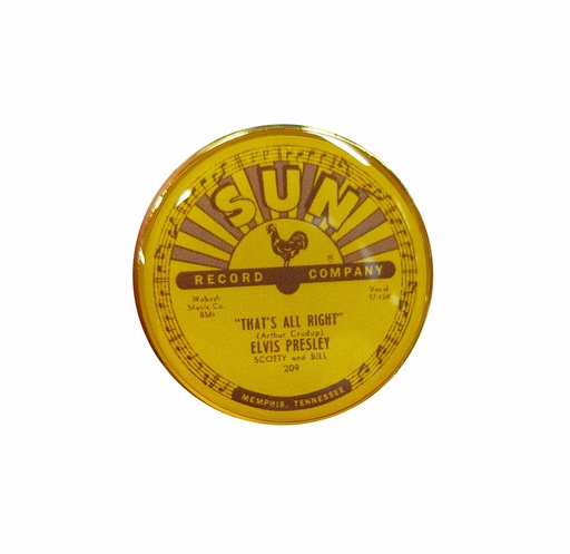 [SRE6705] Sun Record Pin - Elvis That's All Right