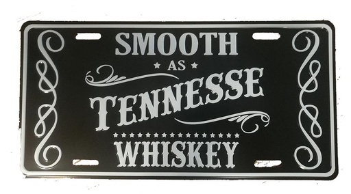 [T6076] Tennessee License Plate - Smooth Whiskey