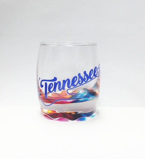 [T6250] Tennessee Shot Glass - Rainbow Base