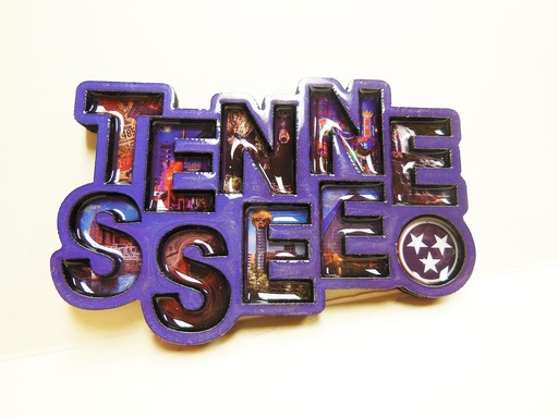 [T6271] Tennessee Magnet - Laser Letters