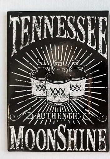 [T6548] Tennessee Magnet - Moonshine Blk&Wht