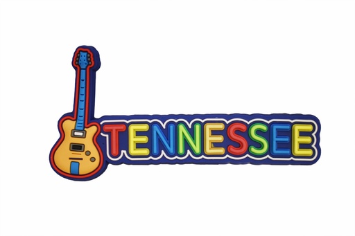 [T6616] Tennessee Magnet - PVC w/Guitar