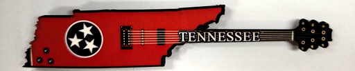 [T6809] Tennessee Magnet - State Flag Guitar