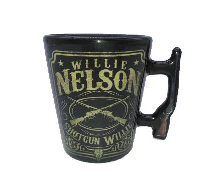 [W6046] Willie Nelson Shot Glass - Shotgun Willie