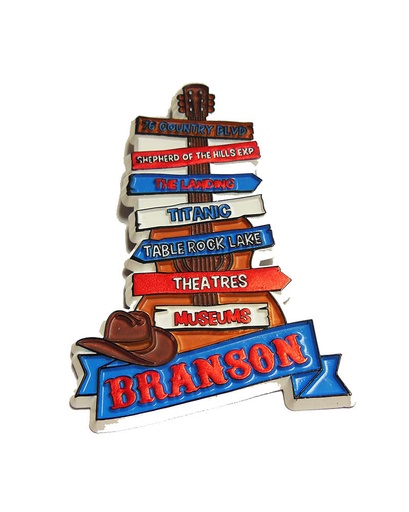 [XBR5499] Branson Magnet - Sign Post Guitar